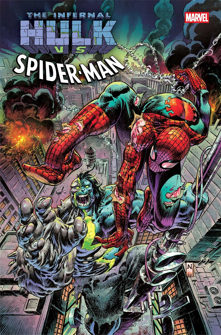 Infernal Hulk vs Spider-Man #1 (One Shot) Cover A Regular Nic Klein Cover (Hulk War Prelude)