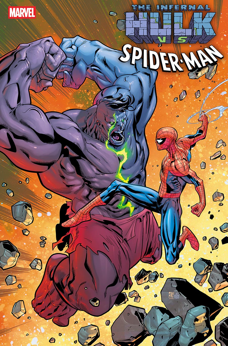 Infernal Hulk vs Spider-Man #1 (One Shot) Cover D Variant Paco Medina Cover (Hulk War Prelude)