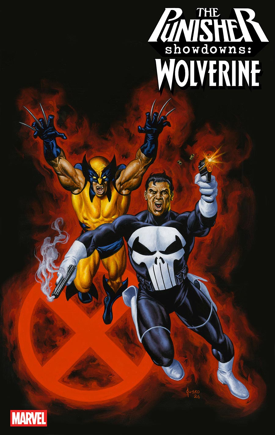 Punisher Showdowns Wolverine #1 (One Shot) Cover B Variant Joe Jusko Cover