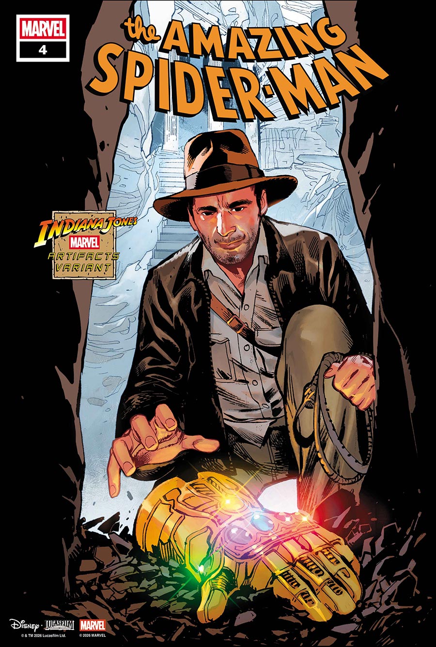 Amazing Spider-Man Vol 7 #1004 Cover C Variant Sara Pichelli Indiana Jones Marvel Artifacts Cover
