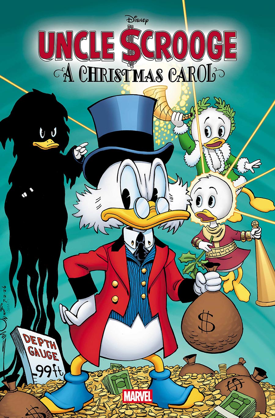 Uncle Scrooge A Christmas Carol #1 (One Shot) Cover A Regular Walter Simonson Cover