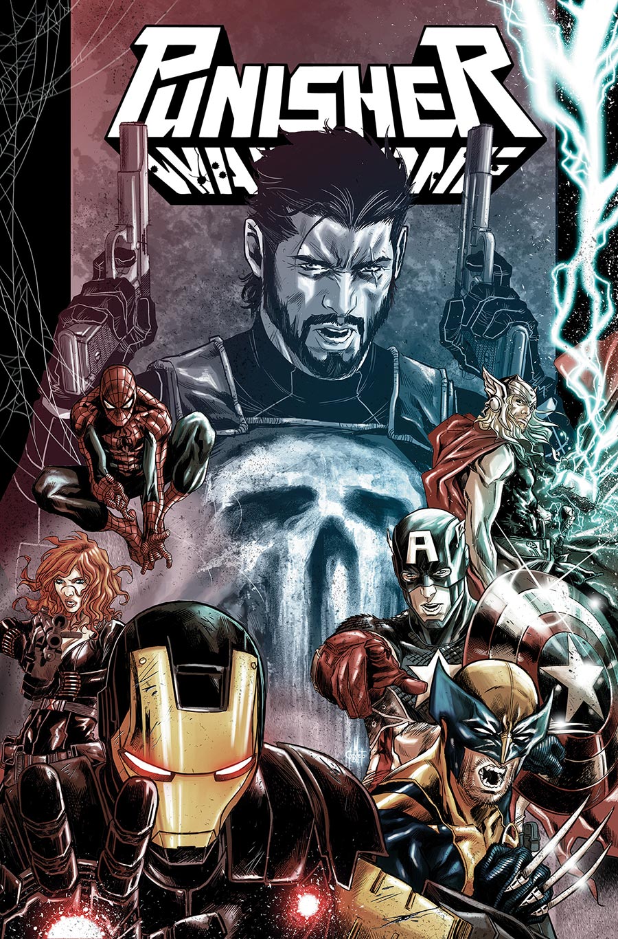 Punisher Enter The War Zone Omnibus HC Book Market Marco Checchetto Cover