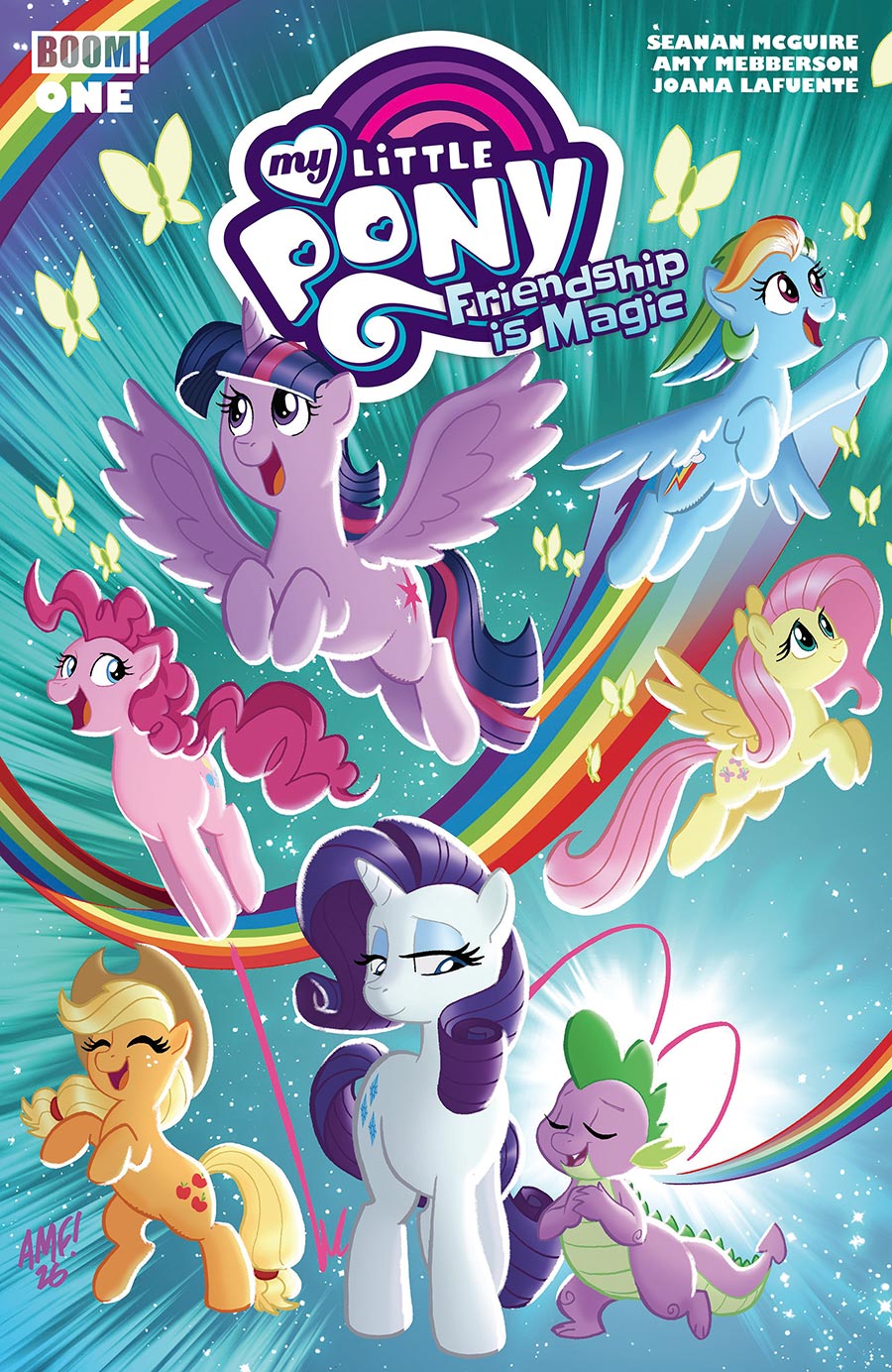My Little Pony Friendship Is Magic Vol 2 #1 Cover E Variant Tony Fleecs Polybagged Collectible Card Cover With Polybag