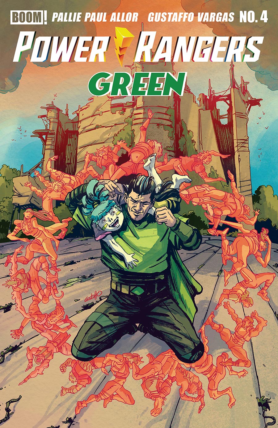 Power Rangers Green #4 Cover B Variant Gustaffo Vargas Cover