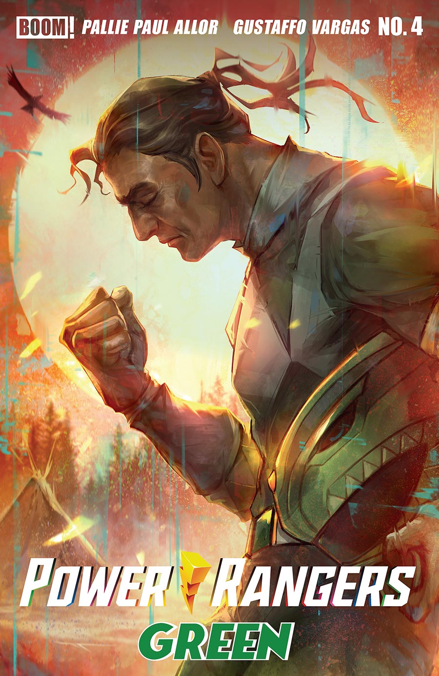 Power Rangers Green #4 Cover I Variant Ivan Tao Reveal Cover