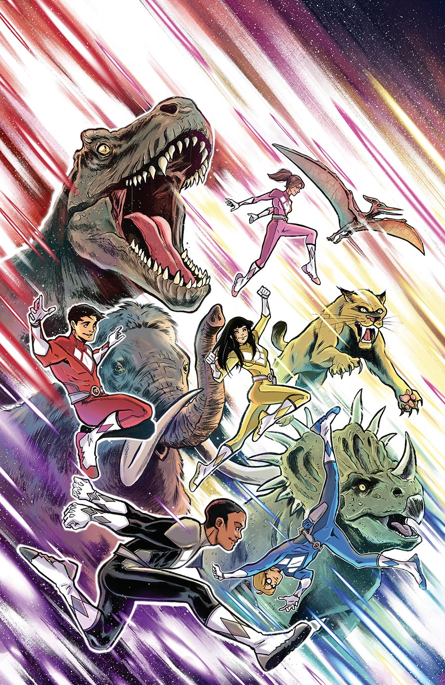Mighty Morphin Power Rangers (BOOM Studios) Vol 2 #6 Cover E Variant Simona Di Gianfelice Virgin Foil Cover
