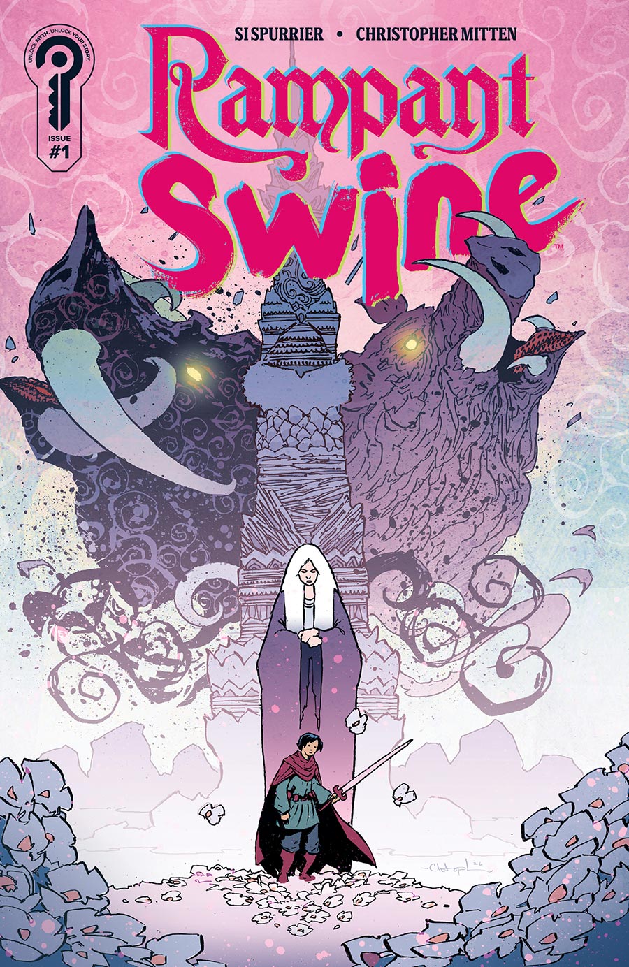 Rampant Swine #1 Cover A Regular Christopher Mitten Cover