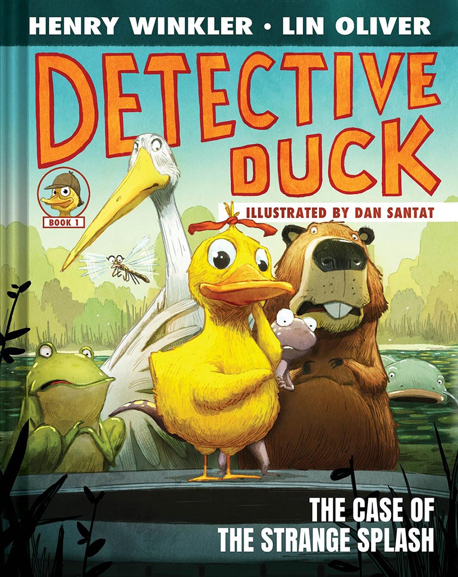 Detective Duck Illustrated Novel Vol 1 The Case Of The Strange Splash HC