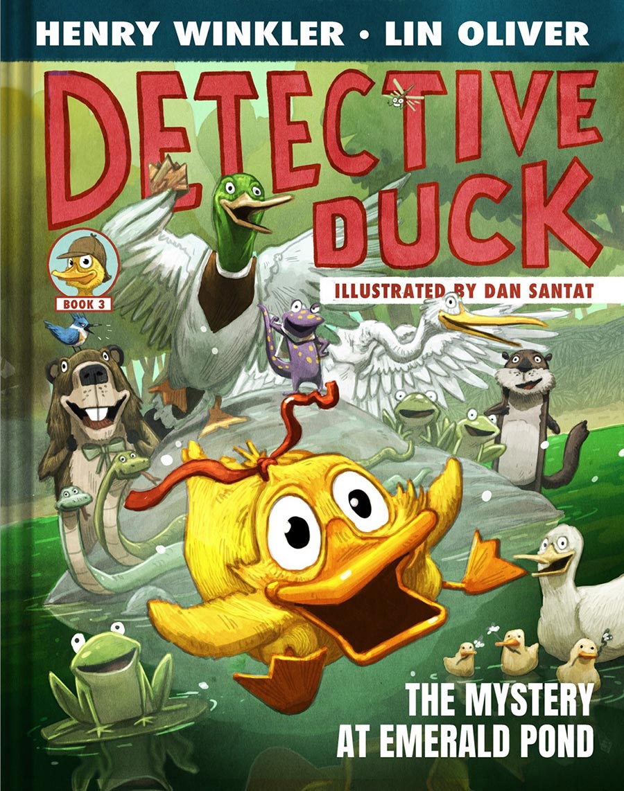 Detective Duck Illustrated Novel Vol 3 The Mystery At Emerald Pond HC