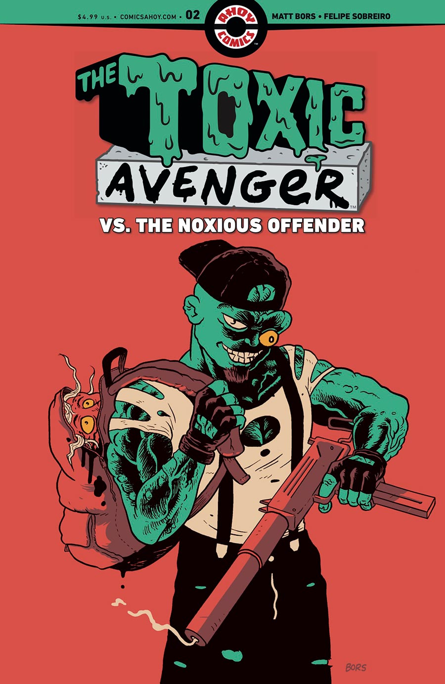 Toxic Avenger vs The Noxious Offender #2 Cover A Regular Matt Bors Cover