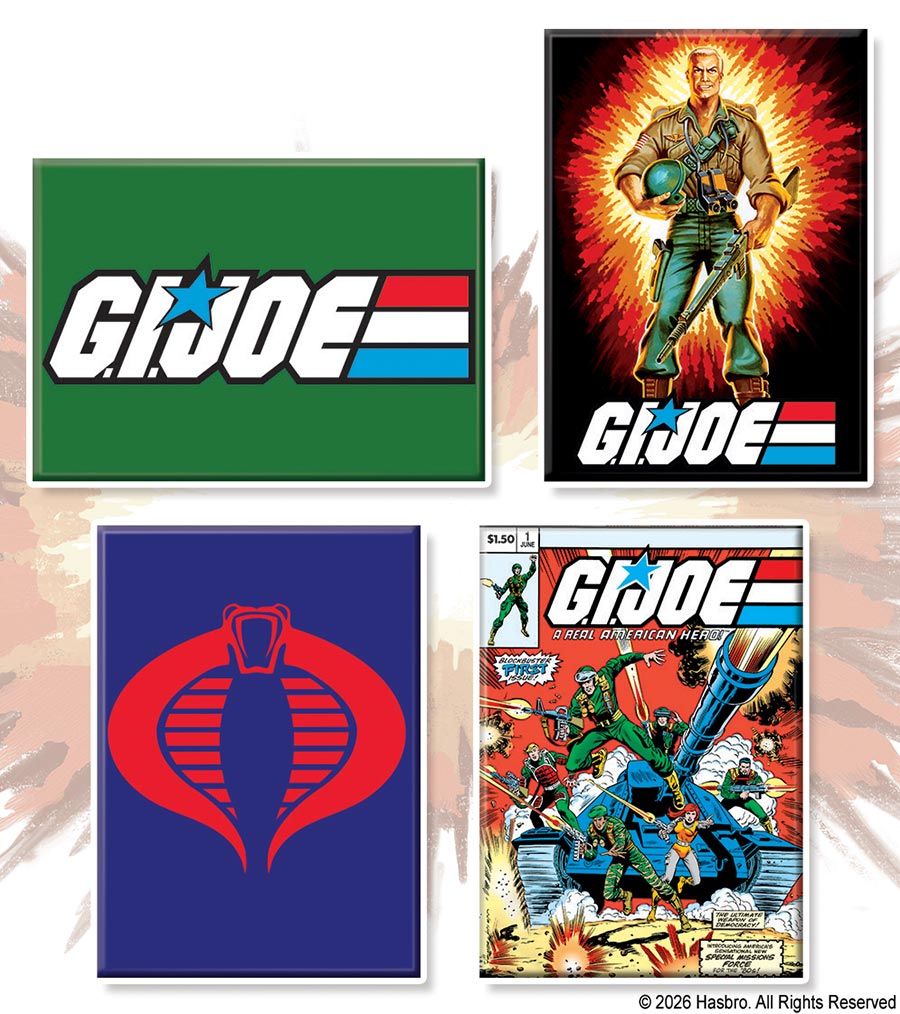 ATA-Boy GI Joe Magnet 12-Pack
