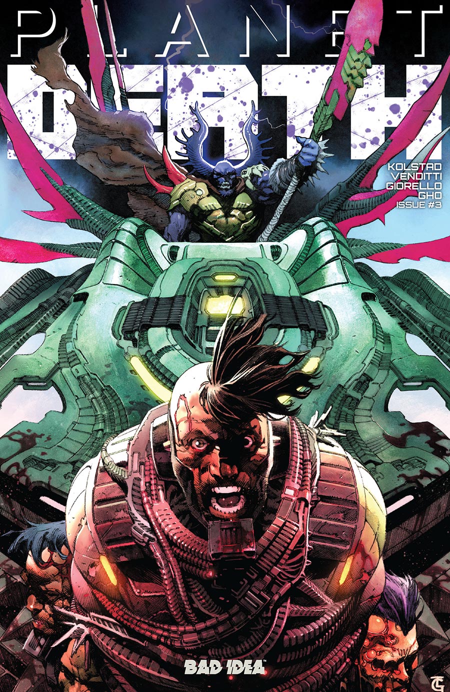 Planet Death #3 Cover A Regular Tomas Giorello Cover