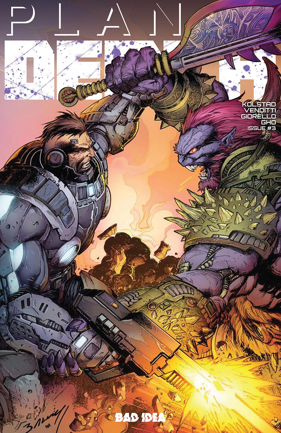 Planet Death #3 Cover C Variant Mark Bagley Cover