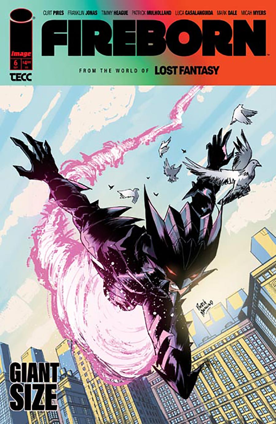Fireborn #6 Cover A Regular Patrick Mulholland 1 Cover (From The World Of Lost Fantasy)