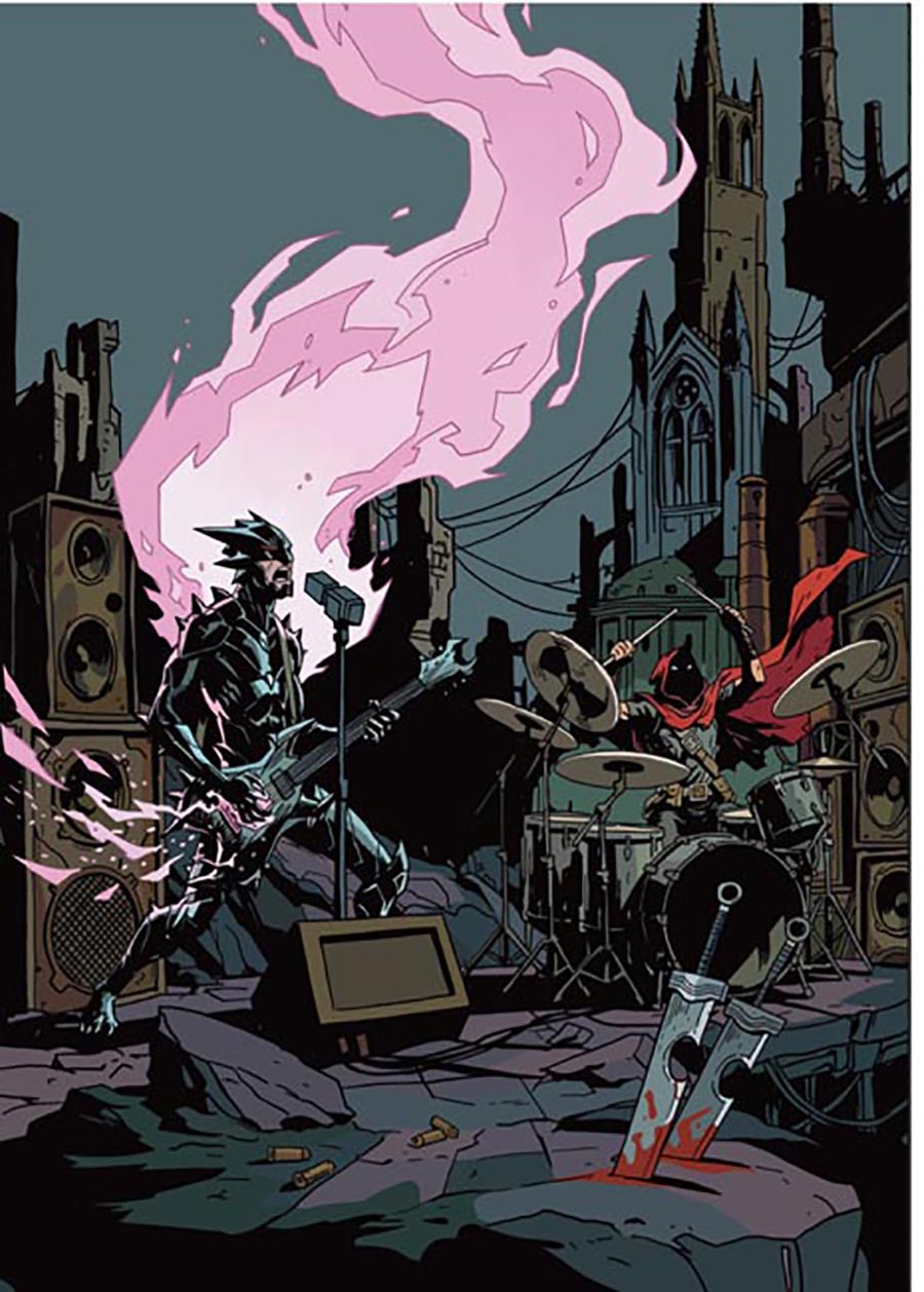 Fireborn #6 Cover E Variant Emmanuel Gervasoni Concert Card Stock Cover (From The World Of Lost Fantasy)