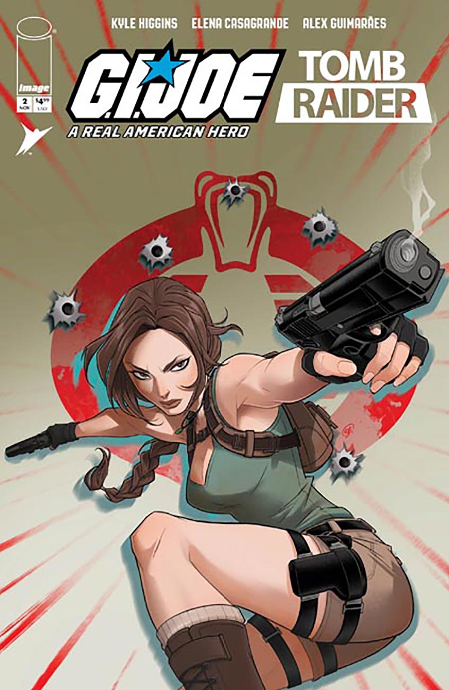 GI Joe A Real American Hero Tomb Raider #2 Cover B Variant Sweeney Boo Cover