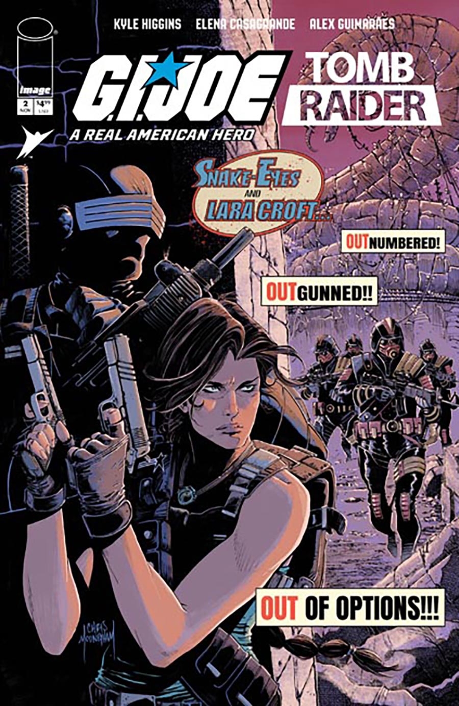 GI Joe A Real American Hero Tomb Raider #2 Cover D Incentive Chris Mooneyham Vintage Joe Variant Cover