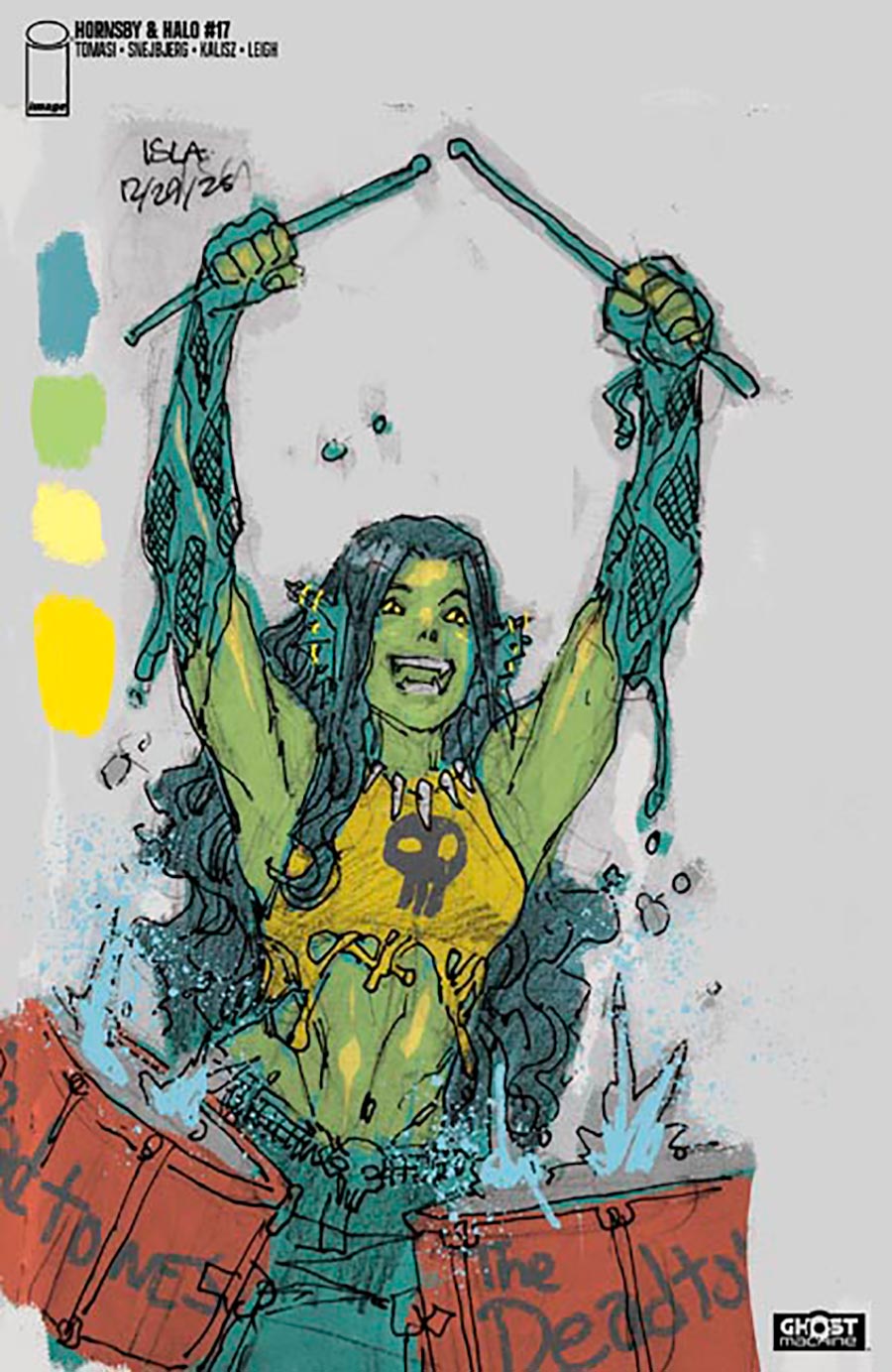 Hornsby & Halo #17 Cover C Variant Francis Manapul Design Sketch Cover (The Unbelievables)