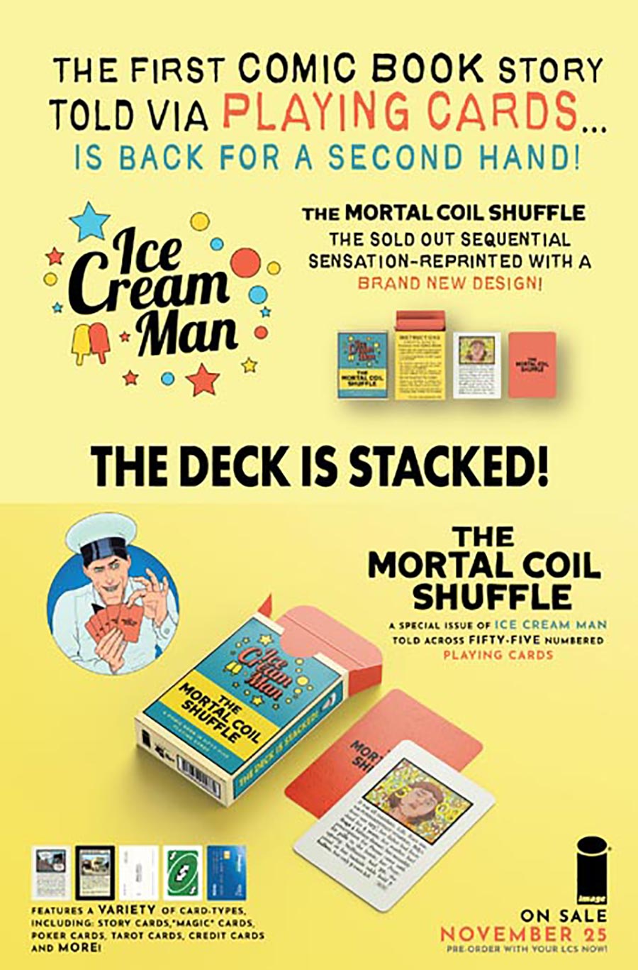 Ice Cream Man The Mortal Coil Shuffle Special Card Set (New Edition)