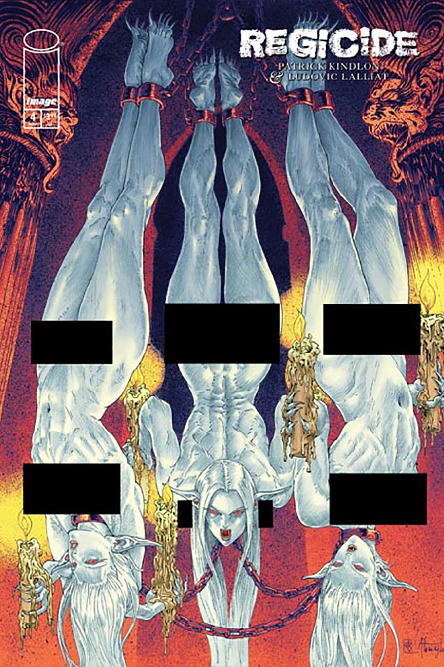 Regicide #4 Cover B Variant AtomCyber NSFW Polybagged Cover With Polybag