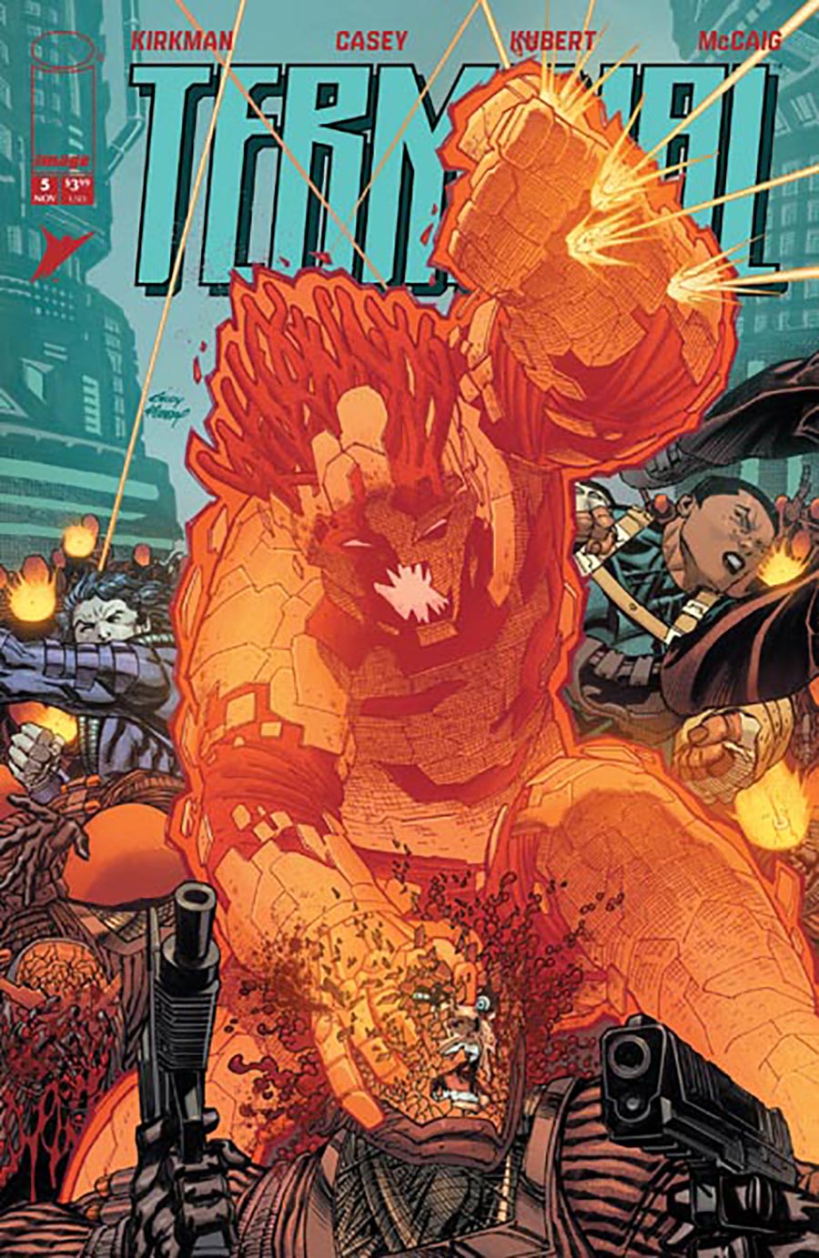Terminal #5 Cover A Regular Andy Kubert & Dave McCaig Cover