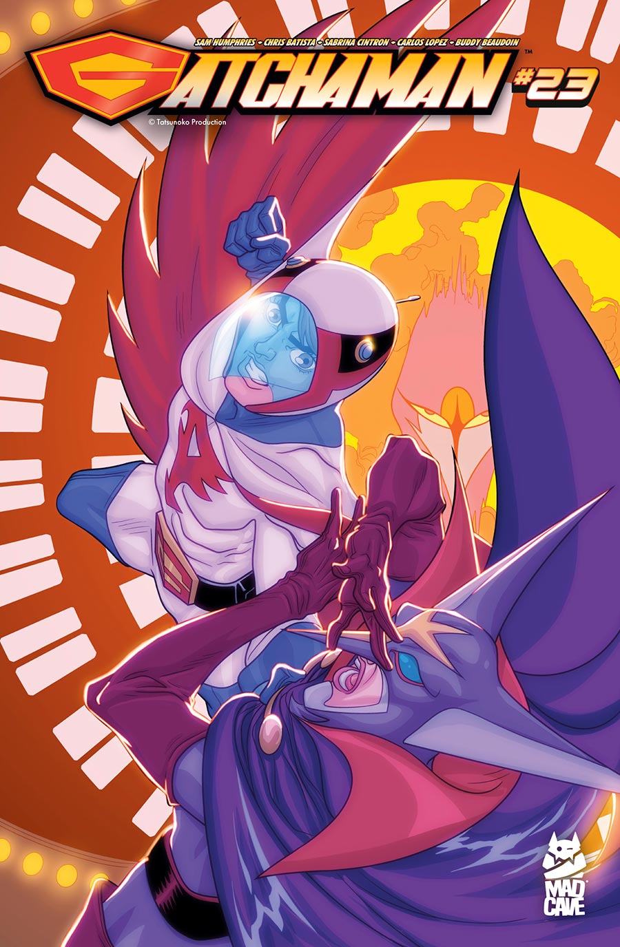 Gatchaman #23 Cover A Regular Chris Batista Sabrina Cintron & Tom Chu Cover