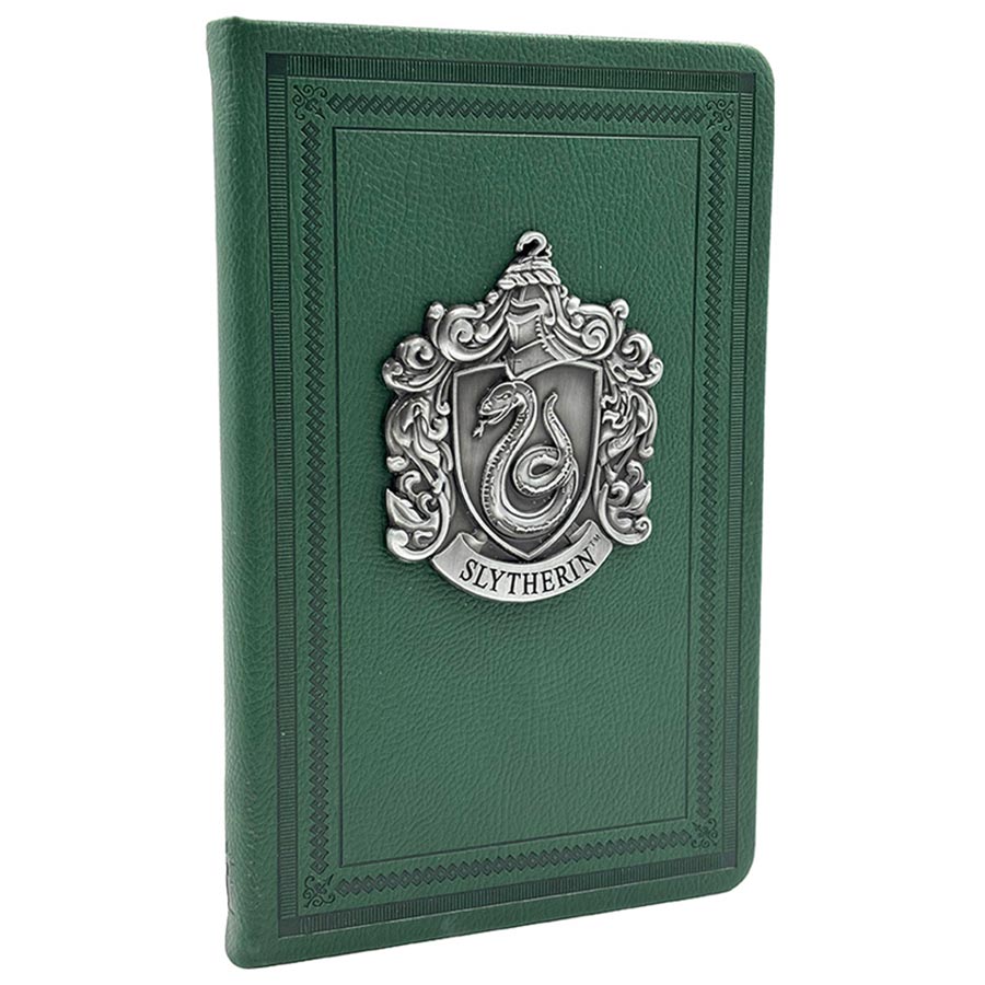 Harry Potter Crest Hardcover Journal - Slytherin