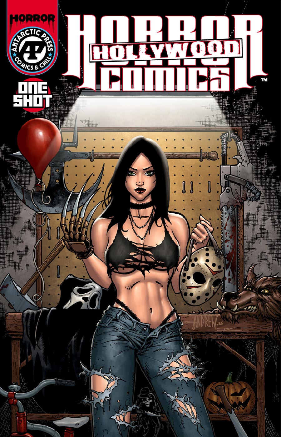 Horror Comics Hollywood #1 (One Shot) Cover A Regular Andrew Mangum Cover