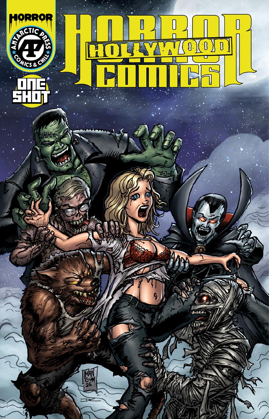 Horror Comics Hollywood #1 (One Shot) Cover B Variant Gabriel Mangum Cover