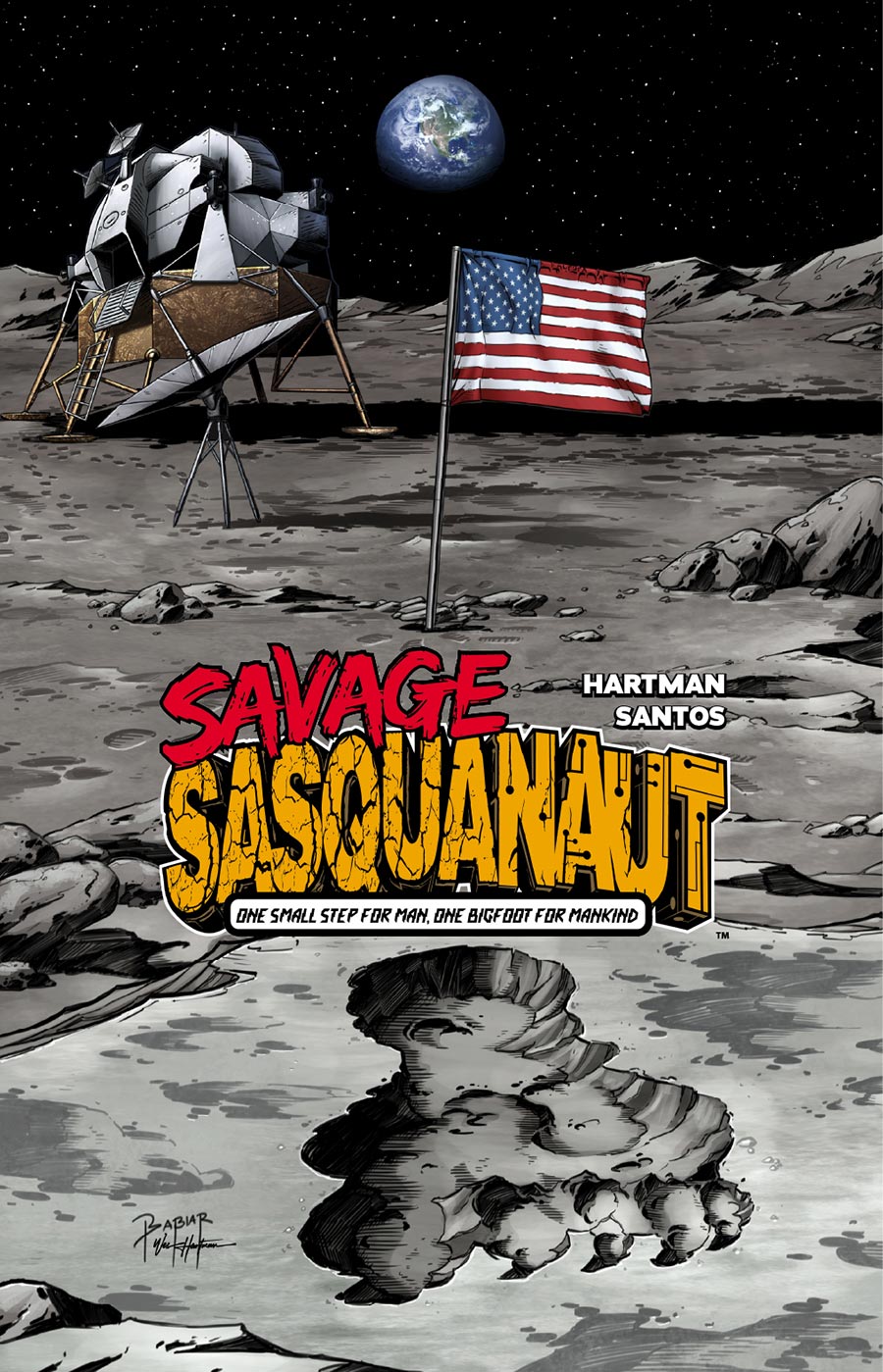 Savage Sasquanaut #1 Cover B Variant Craig Babiar One Giant Step Cover