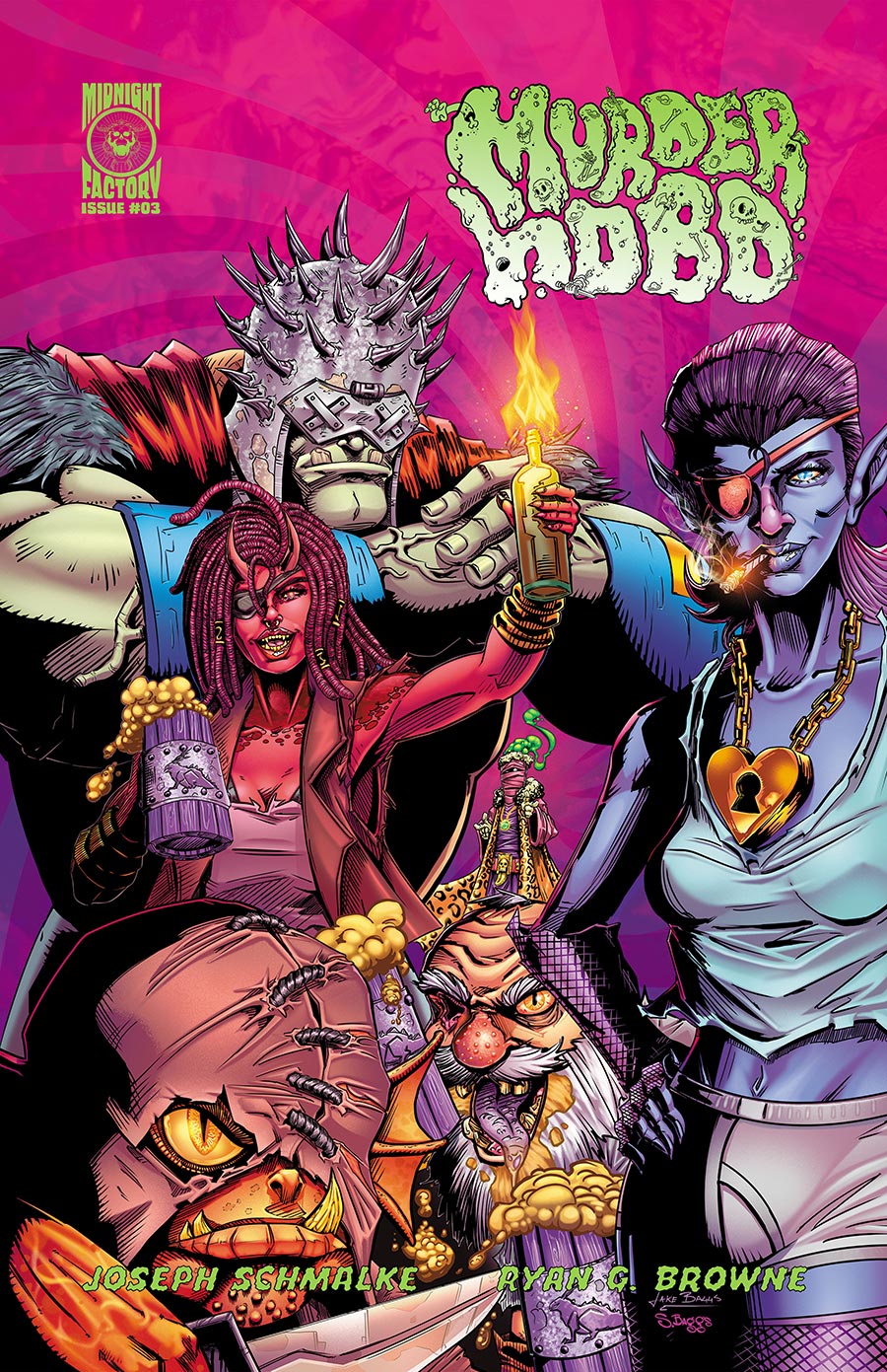 Murder Hobo #3 Cover C Variant Baggs Brothers Unlockable Cover
