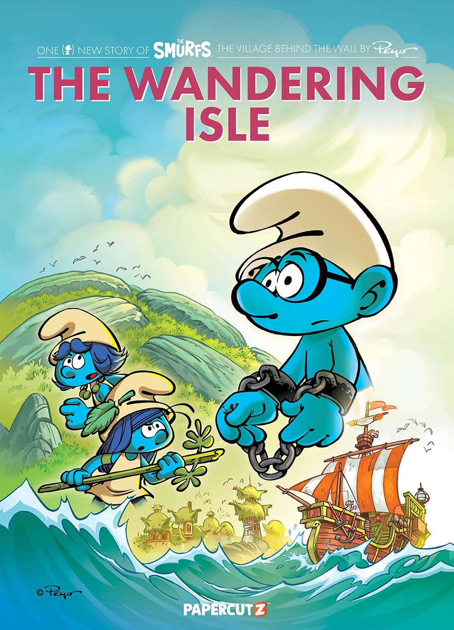 Smurfs The Village Behind The Wall Vol 6 The Wandering Isle HC