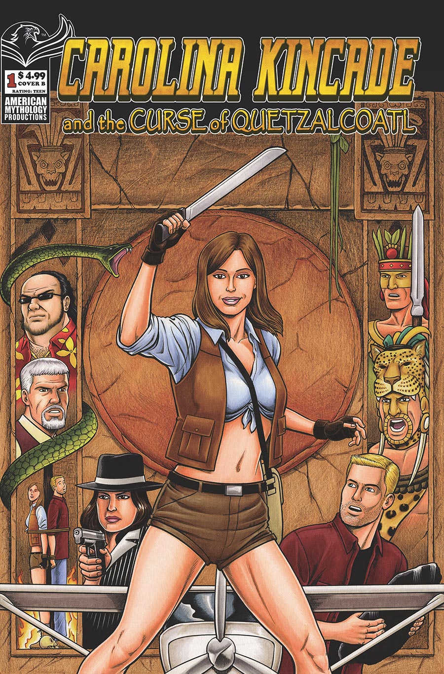 Carolina Kincade And The Curse Of Quetzalcoatl #1 (One Shot) Cover B Variant Brian Fraim & Brendon Fraim Cover