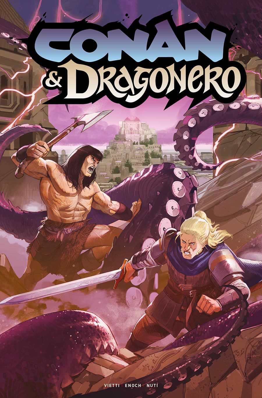 Conan & Dragonero #7 Cover A Regular Lorenzo Nuti Cover