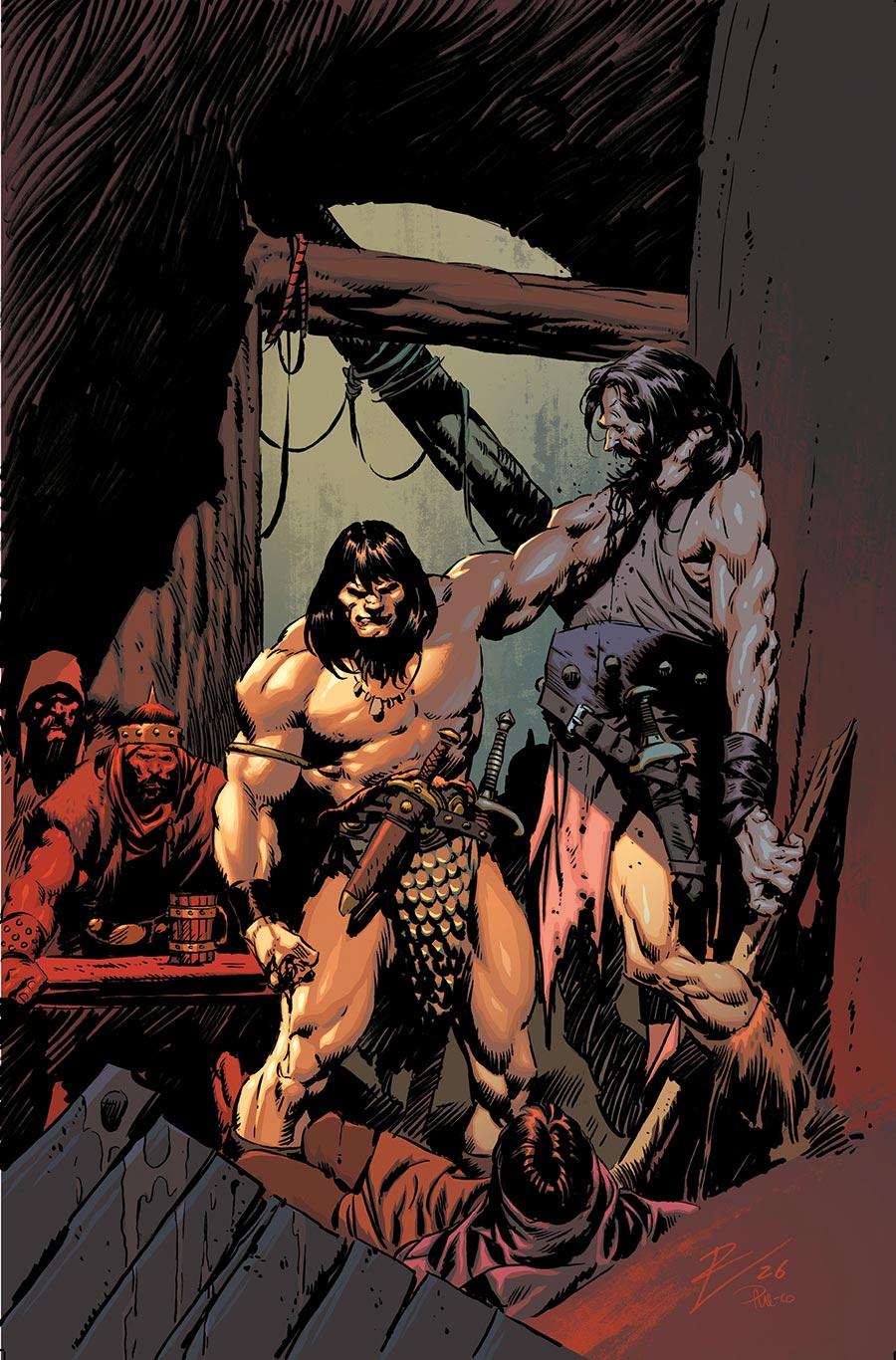 Conan The Barbarian Vol 5 #37 Cover G Variant Roberto De La Torre Virgin Card Stock Cover