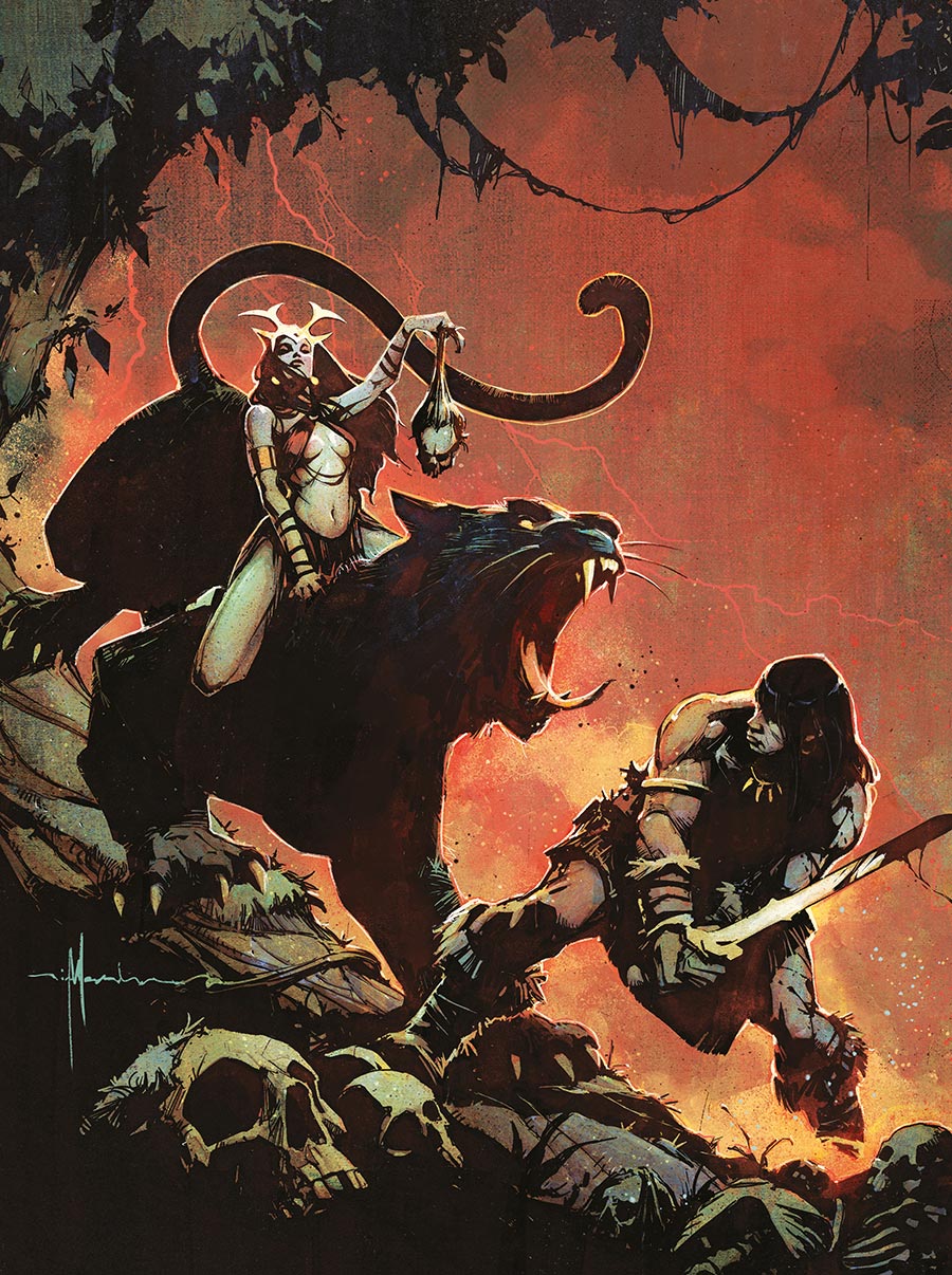 Savage Sword Of Conan Vol 2 #17 Cover D Variant Nick Marinkovich Virgin Card Stock Cover