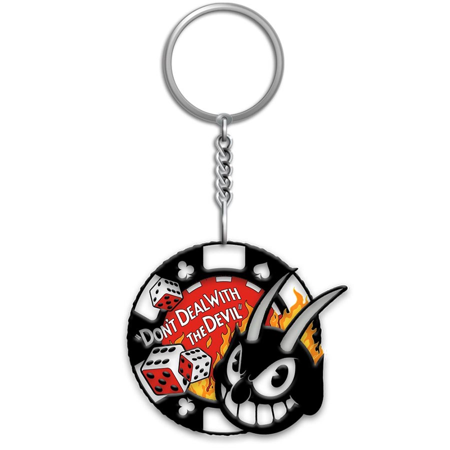 Cuphead Keychain - Deal With The Devil