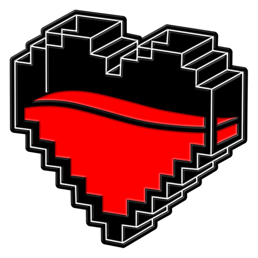 Gaming Originals Enamel Pin Badge - Glass Health