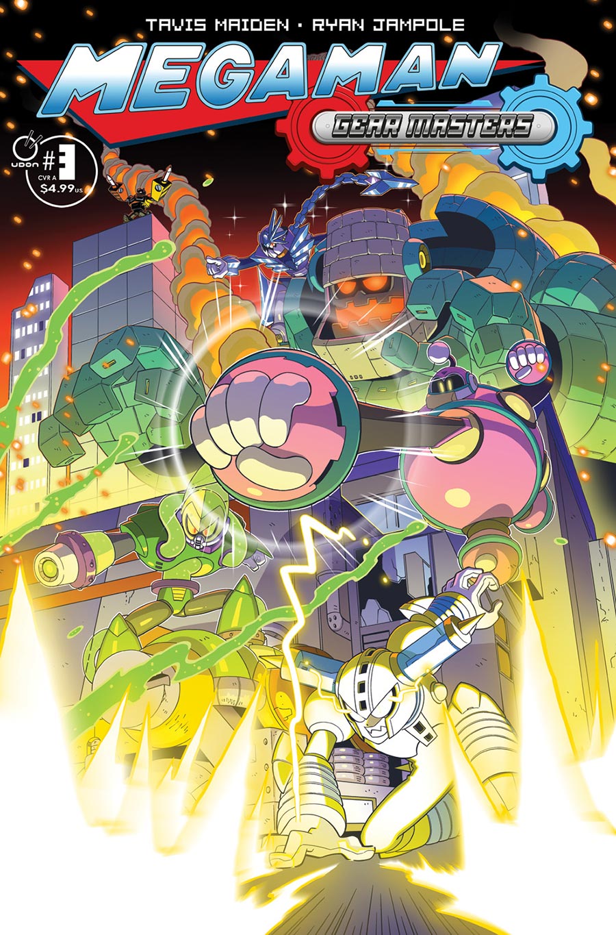 Mega Man Gear Masters #3 Cover A Regular Ryan Jampole Cover