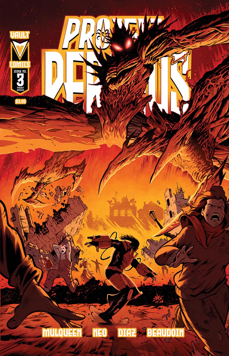 Project Perseus #3 Cover A Regular Edison Neo Cover