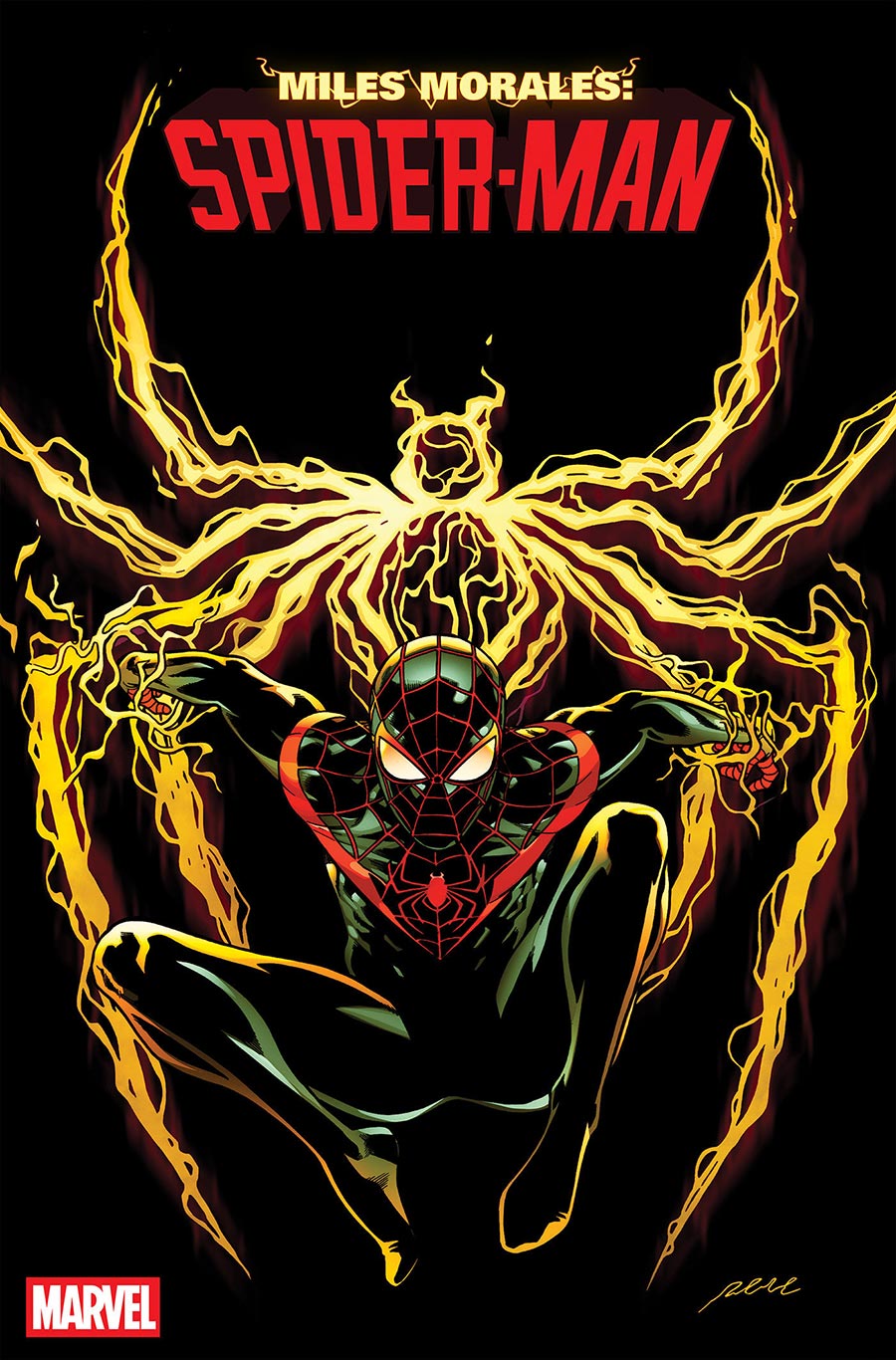 Miles Morales Spider-Man Vol 3 #1 Cover J 2nd Ptg Pere Perez Variant Cover