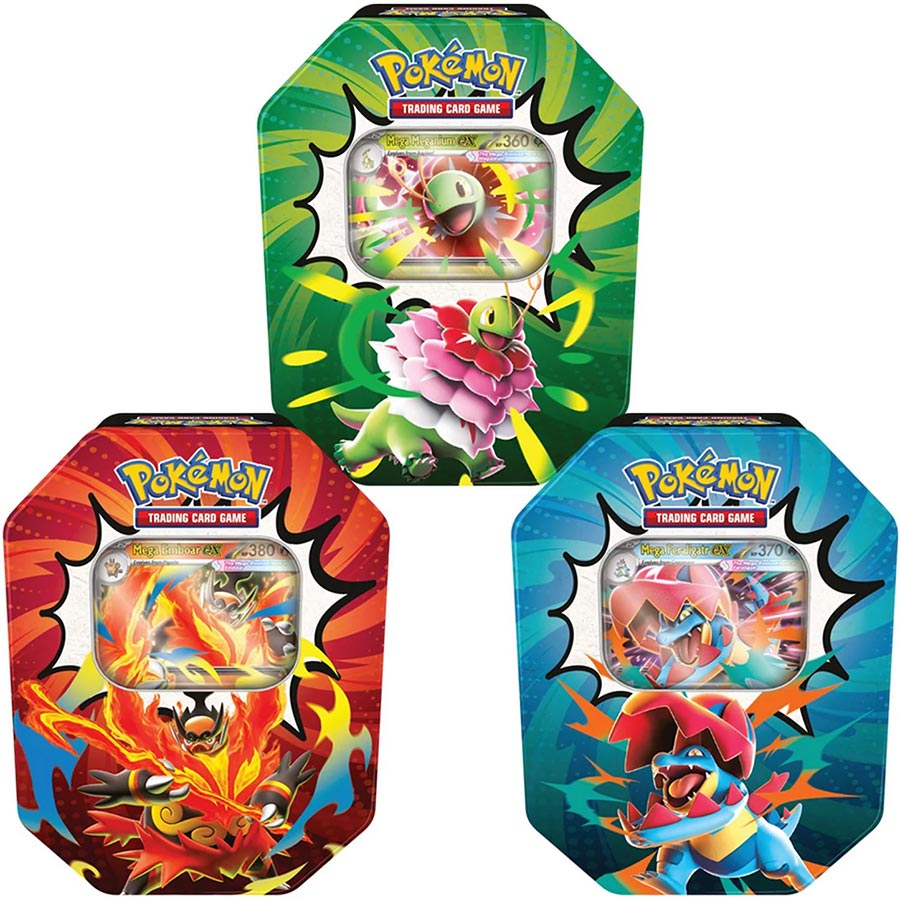 Pokemon Mega Evolutions 2.5 Ascended Heroes Tin (Filled Randomly)