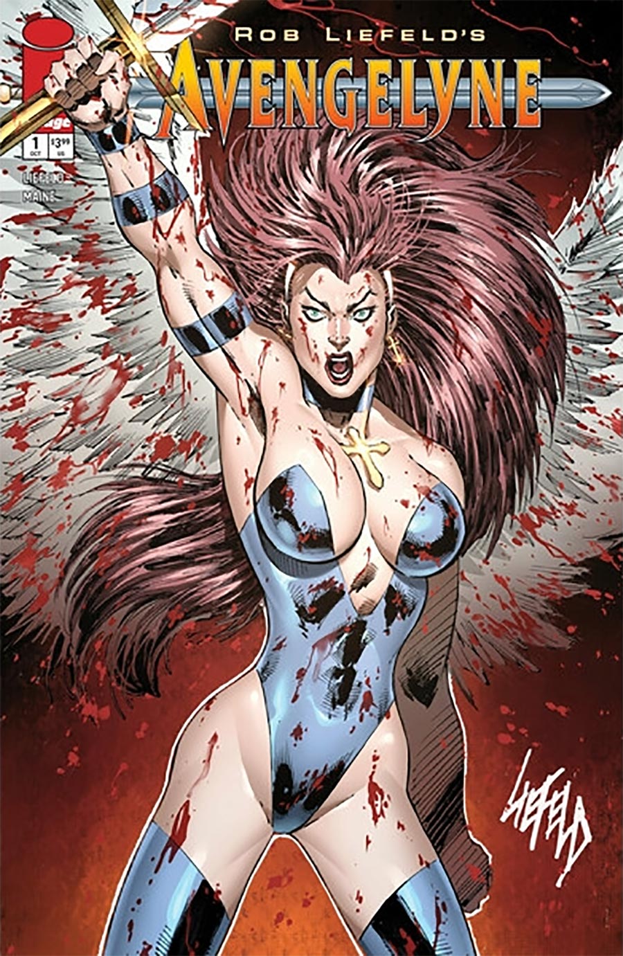 Rob Liefelds Avengelyne #1 Cover H Variant Rob Liefeld Midnight Cover (Limit 1 Per Customer)