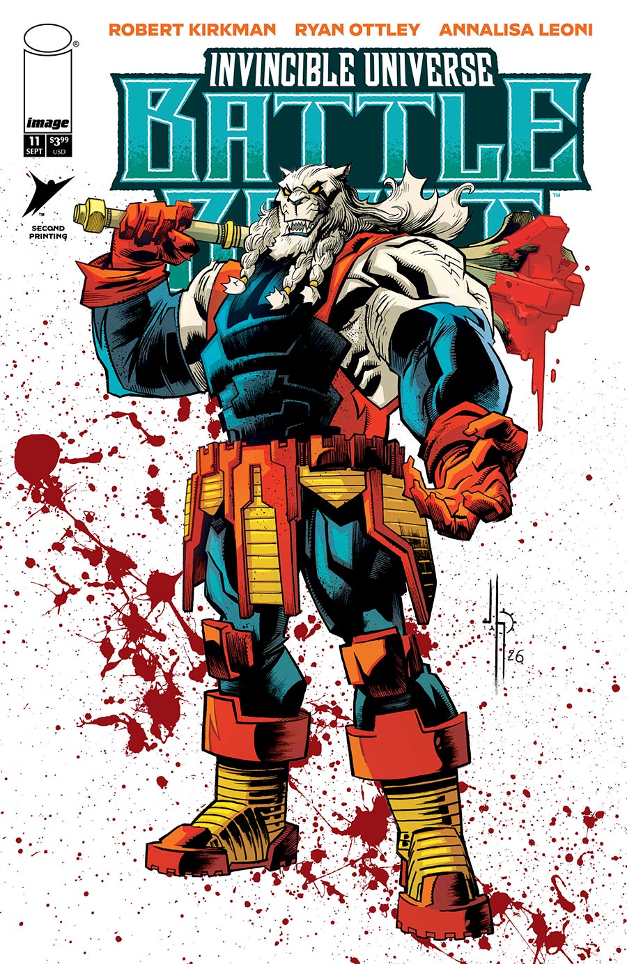 Invincible Universe Battle Beast #11 Cover G 2nd Ptg