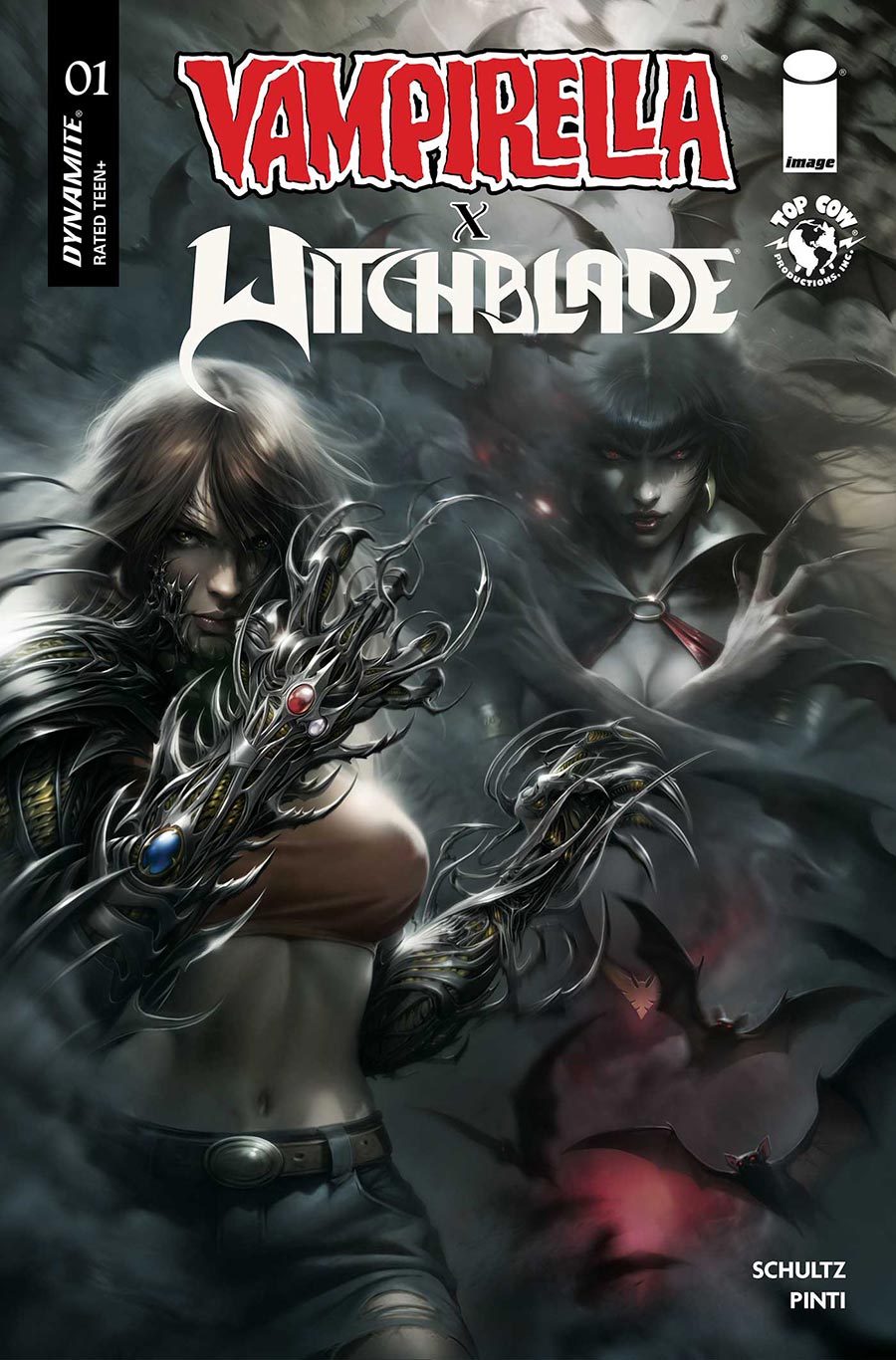 Vampirella x Witchblade Special #1 (One Shot) Cover O Variant Francesco Mattina Foil Cover