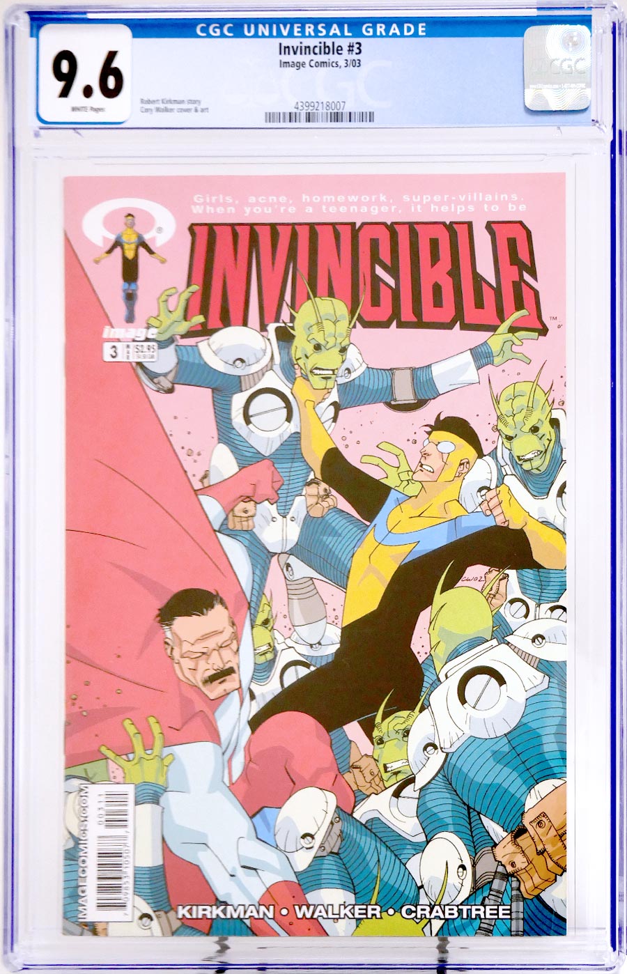Invincible #3 Cover B CGC 9.6