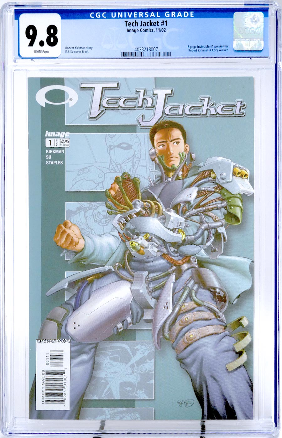Tech Jacket #1 Cover B CGC 9.8