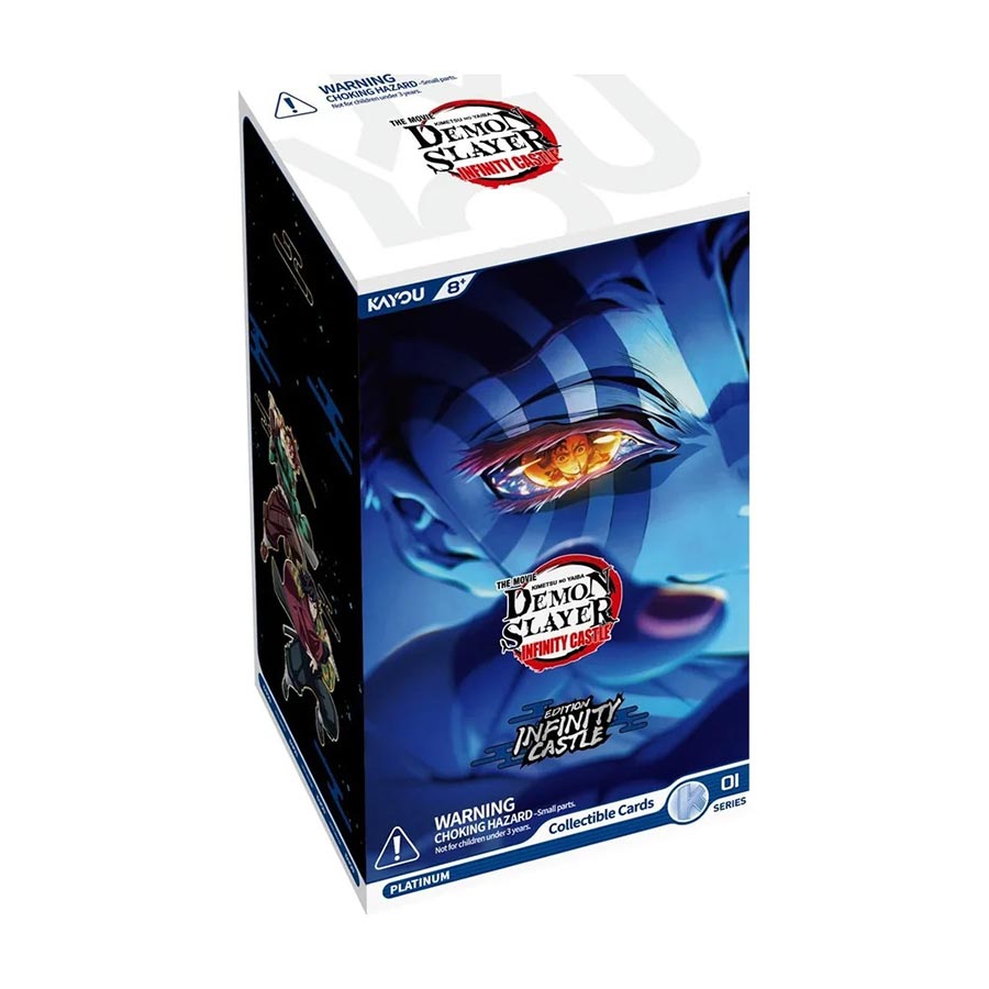 Demon Slayer Kimetsu No Yaiba Infinity Castle Movie Edition 001 Collectible Trading Cards Display Of 12 Packs