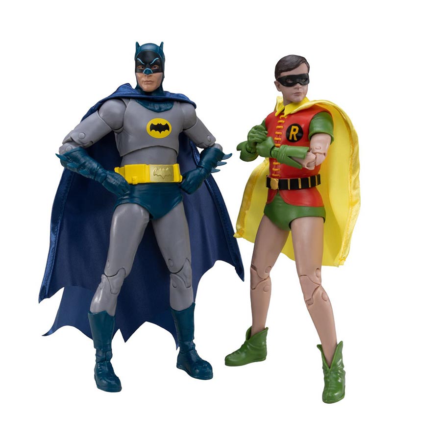 DC Multiverse Batman And Robin Batman Classic TV Series McFarlane Collector Edition #5 7-Inch 2-Pack Action Figure