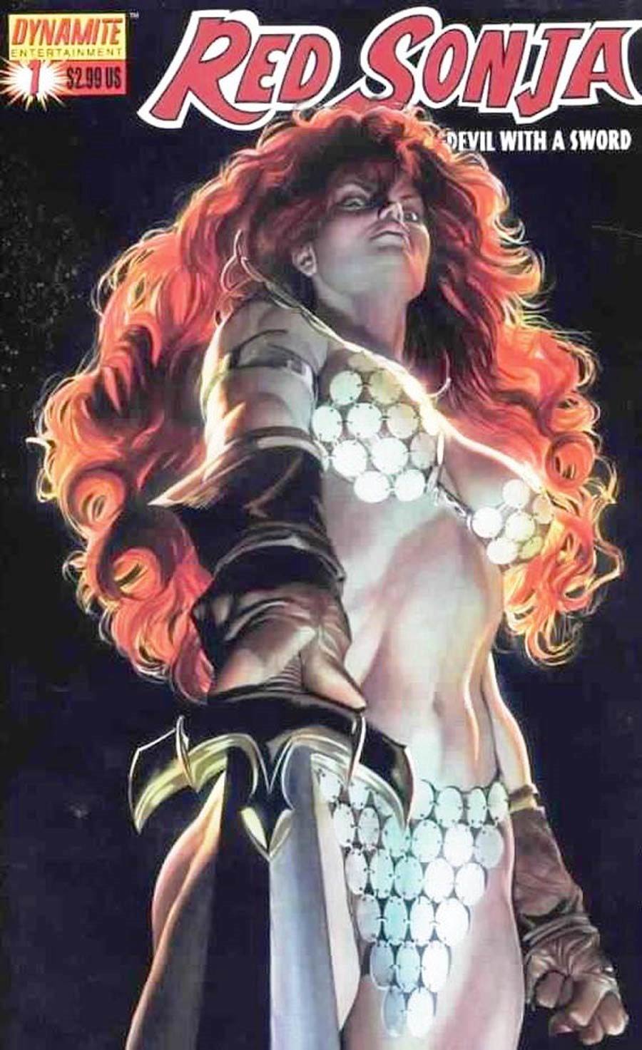 Red Sonja Vol 4 #1 Cover L Alex Ross Cover DF Signed By Alex Ross No COA